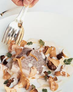 Salt Cod with Garlic Cream