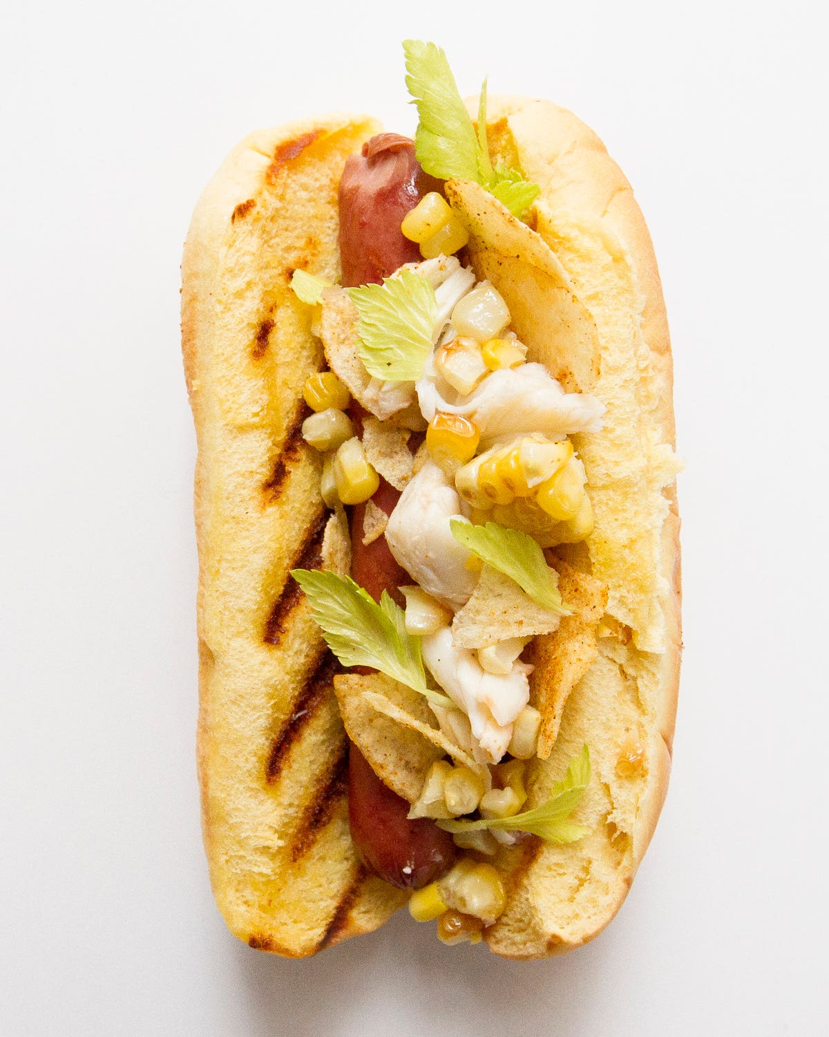Maryland Crab Hot Dog