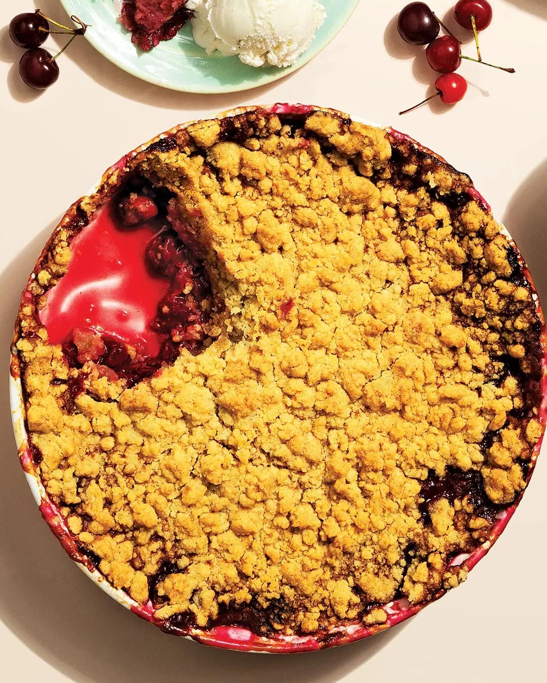Sour Cherry Crumble