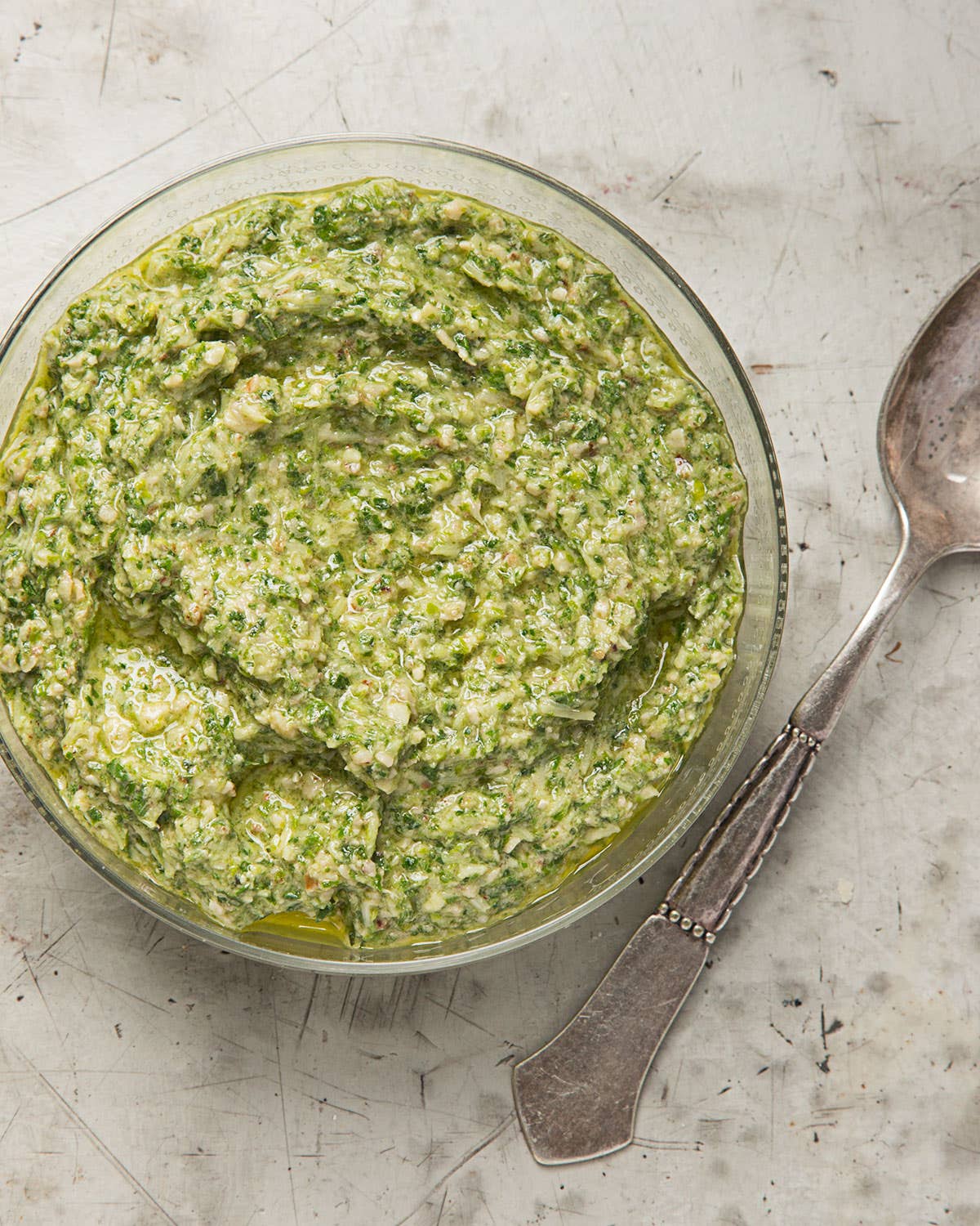 Pea Shoot and Mint Pesto