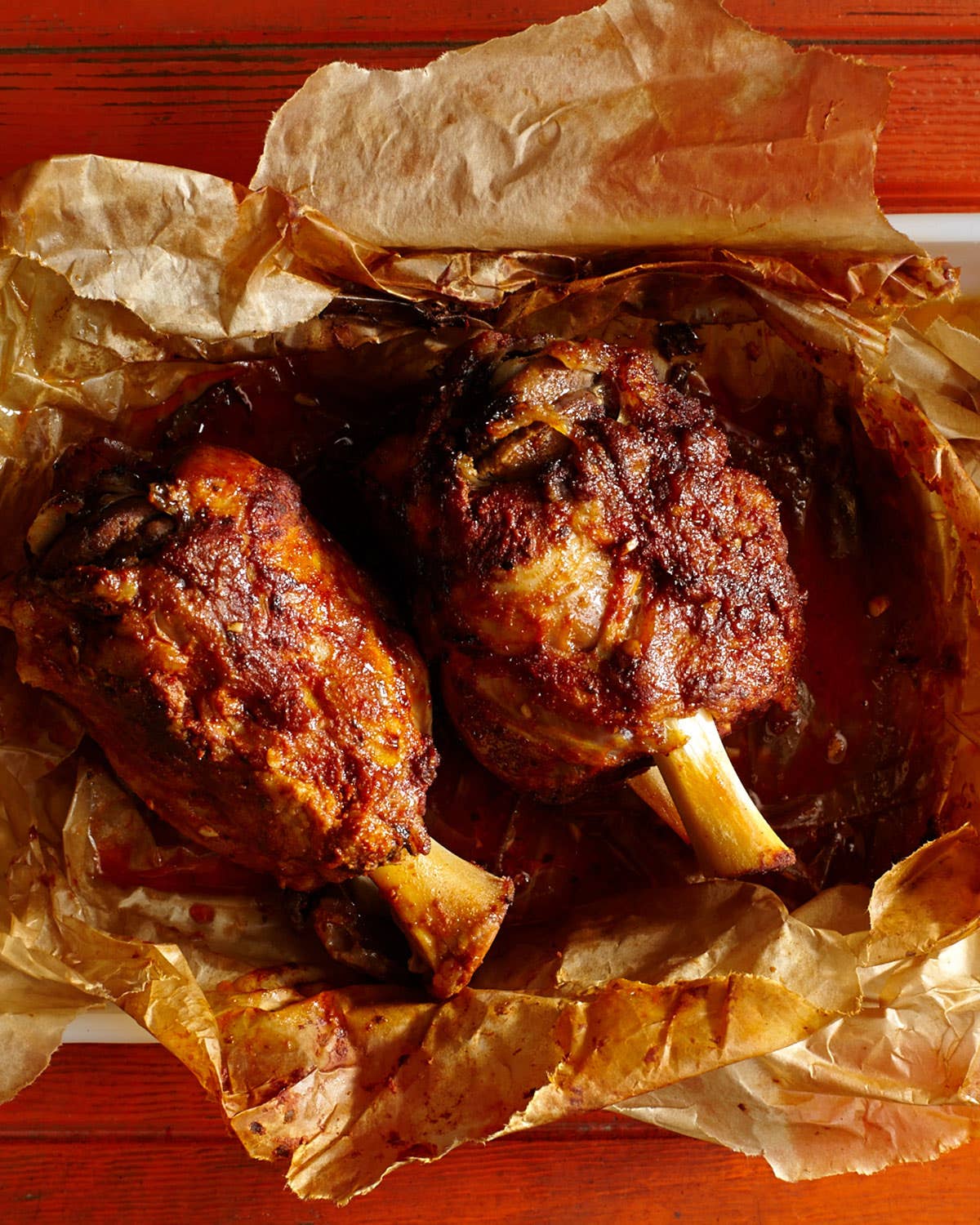 Chilean Spice-Rubbed Pork Shanks
