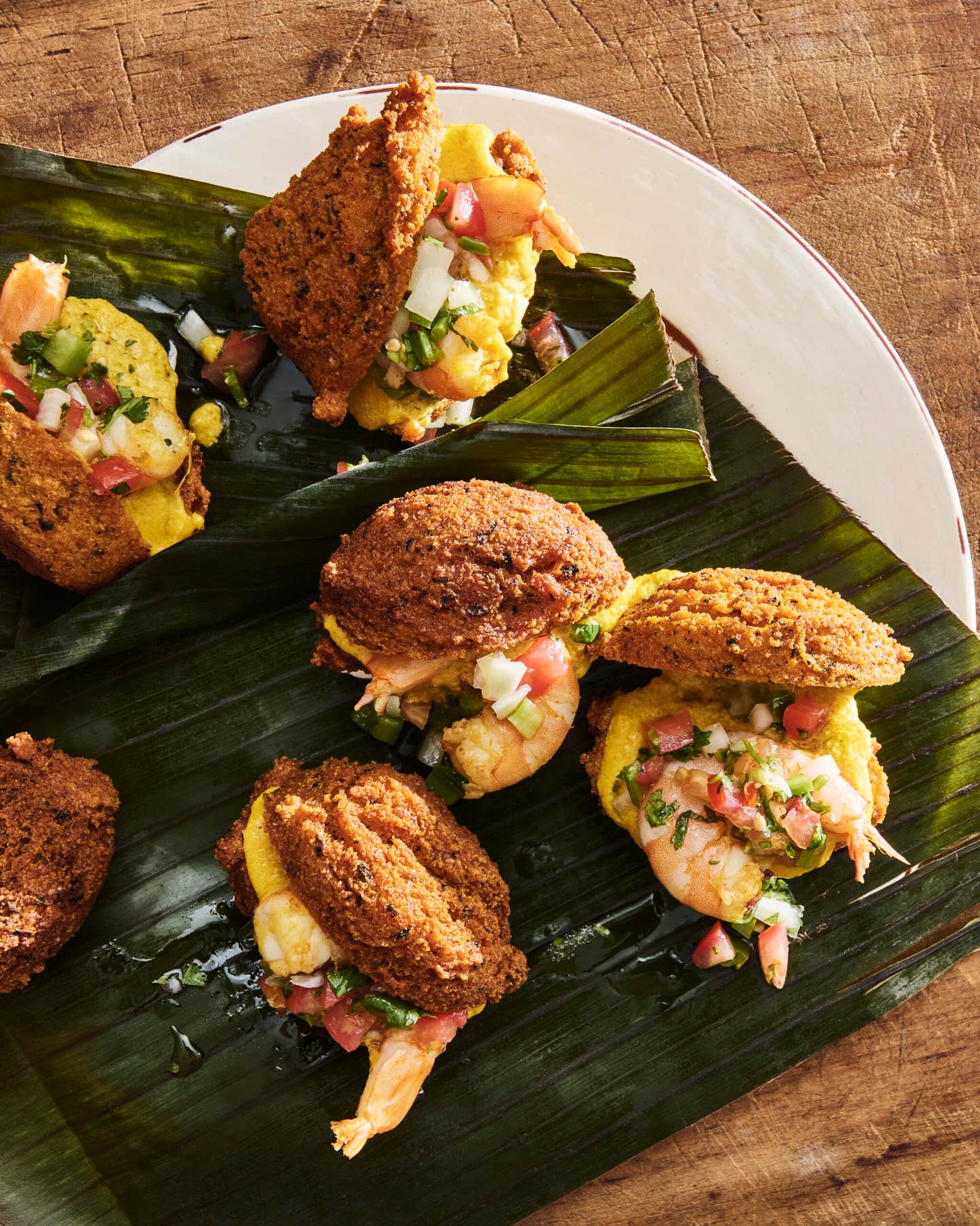 Acarajé Com Camarão (Black-Eyed Pea Fritters With Shrimp)