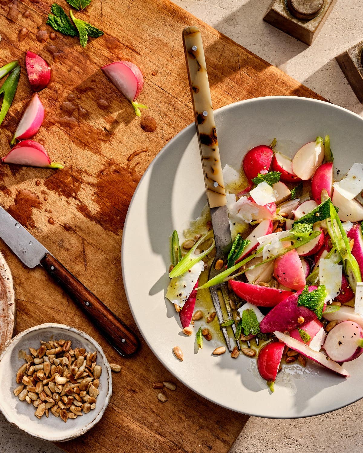 Radish Salad Ricotta recipe