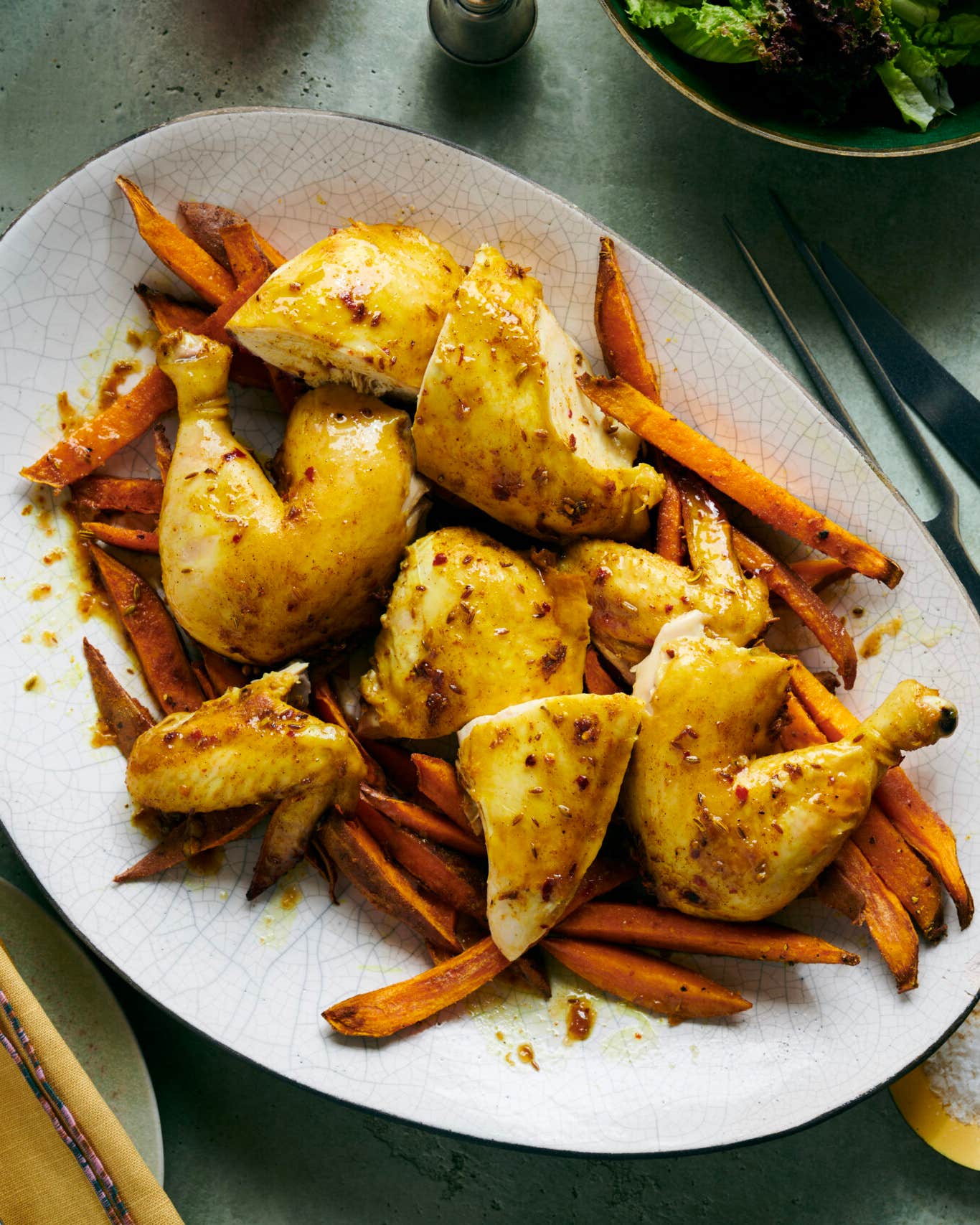 Spicy Maple Roasted Chicken