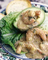 Avocados Stuffed With Shrimp Rémoulade